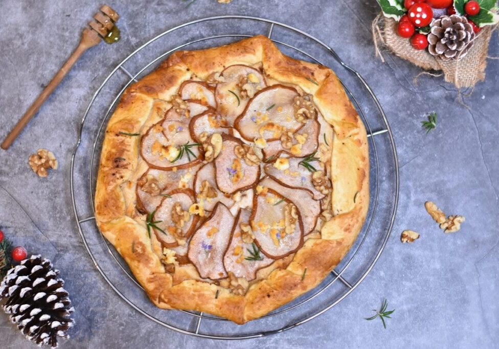 Tarte de Pera e Queijo de Cabra